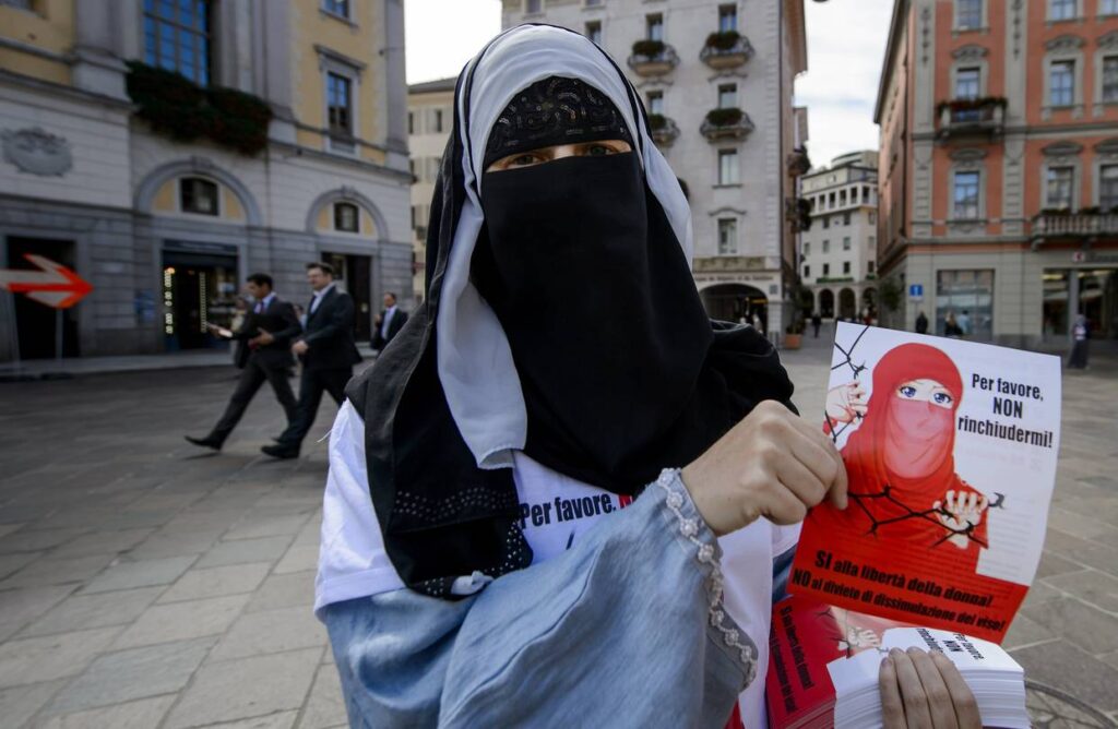 Banning on wearing Burqa