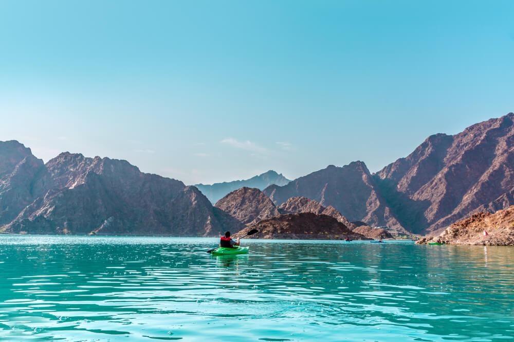 Hatta Dam Dubai Kayaking