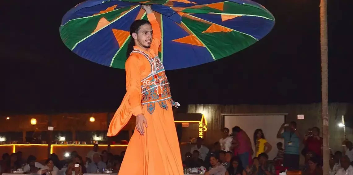 Tanoura Dance at Oasis Palm Campsite